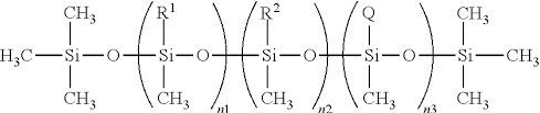 A structure of silicone surfactant